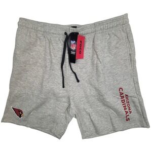 Arizona Cardinals NFL Team Apparel Men's Gray Sweat Fleece Shorts Size 2XL